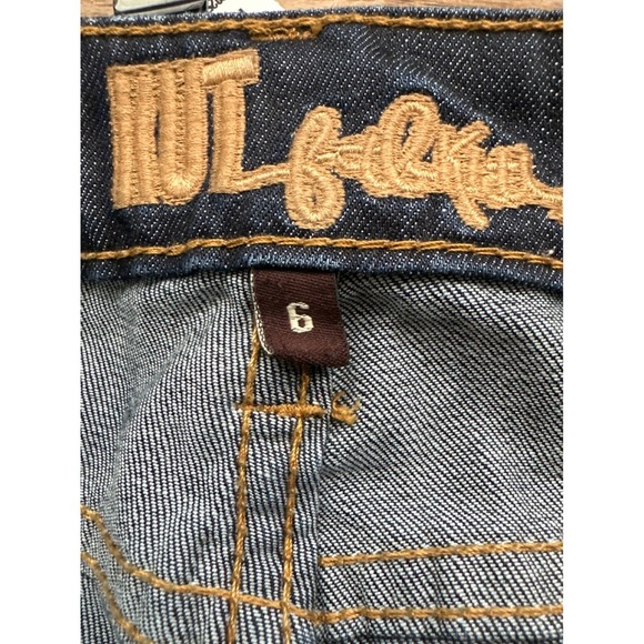 Kut From The Kloth Bardot Skinny Boyfriend Jeans Dark Wash Women's Size 6 - Picture 5 of 6